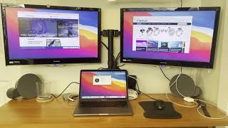 MacBook Pro M1 Late 2020 Dual Monitor Support [upl. by Lesya]