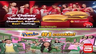 Every Pantropiko Commercial Jingles Jollibee JolliBINI Cheeseburger And Presto Creams Cookies [upl. by Eisle848]