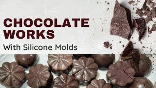 Chocolate Works with Your Silicone Molds  How to Melt Your Chocolate [upl. by Trevlac710]