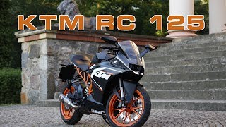 KTM RC 125  motocykl z torową aspiracją [upl. by Mulderig251]