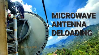 37 meter DIAMETER Microwave Antenna  Dismantling of Antenna  Work Vlog KaTore PH [upl. by Iadahs53]