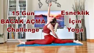 15 Gün Bacak Açma Hanumanasana Challenge  Esnemek İçin En Etkili Egzersiz  Esneklik İçin Yoga [upl. by Betty]