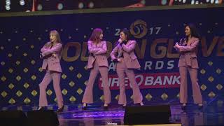 4K 171213 KBO 골든글러브 시상식 축하공연 마마무 MAMAMOO fancam [upl. by Heppman969]