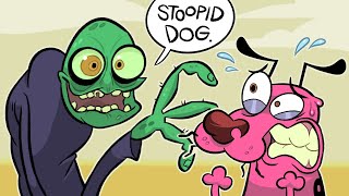 Courage meets Salad Fingers [upl. by Danica]