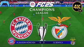 FC Bayern Munich vs Benfica  UEFA Champions League 2425 Full Match Gameplay  PS5  4K [upl. by Isiad268]