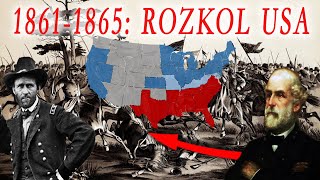 Americká občanská válka Rozkol Severu a Jihu 🇺🇸  Historie bez cenzur [upl. by Nosrak846]