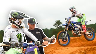 Haiden Deegans First Ride Back On Supercross [upl. by Sopher]