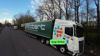 Saying Hi To A Stobart  Culina Driver With My Drone  Welsh Drones [upl. by Selrhc]