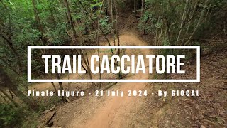 Finale Ligure eMTBing  Trail Cacciatore [upl. by Leidag683]