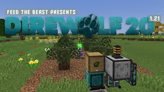 Oak amp Avocado Tree Automation  Direwolf20 121 Ep 22 [upl. by Jenn910]