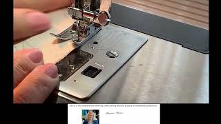 placemat presser foot demo instagram Facebook [upl. by Epoh712]