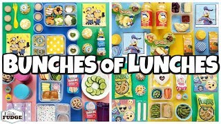 FUN and EASY School Lunch Ideas  What They Ate 🍎 BUNCHES of LUNCHES [upl. by Dario732]