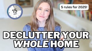 The 5 NEW Decluttering Rules for an Uncluttered and Organized Home  KonMari Your Clutter [upl. by Shiri455]