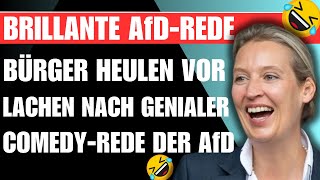 BRILLANTE KabarettRede der AfD zerlegt die Altparteien 😂 BÜRGER TOBEN und KREISCHEN vor LACHEN [upl. by Ahseer675]