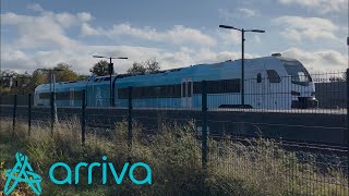 Arriva WINK amp Arriva GTW at Station Feanwâlden  4K60 HDR [upl. by Donela]