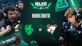 Highlights Team Falcons vs Virtuspro  BLAST R6 Montreal Major  Quarterfinal [upl. by Dolloff]