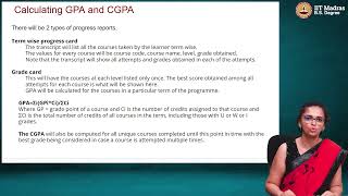 IITM BS Calculating the GPA and CGPA [upl. by Odlanir]