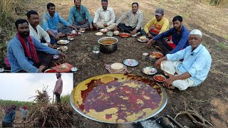 ऊस तोडणाऱ्या गड्यास्नी मळीला झणझणीत चिकनचा रानांतच बेत केला मळीच्या ऊसाला तोड आल्या  Tatyacha Mala [upl. by Aivun]