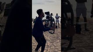 Blackmagic 6K Pro Freefly Movi Pro Gimbal Filming Beach Scenes keta ghana blackmagic6kpro [upl. by Fritze250]