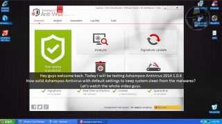 Ashampoo Antivirus 106 Default settings  Test with more links [upl. by Struve550]