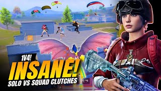 INSANE BGMI SOLO VS SQUAD CLUTCHES HIGHLIGHTS  120 FPS MSI APP PLAYER [upl. by Rodl]