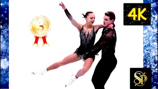 Alexandra BOIKOVA🇷🇺 amp Dmitri KOZLOVSKII🇷🇺Pairs Short 2021 ISU Figure Skating Worlds NBC4K [upl. by Anirda180]