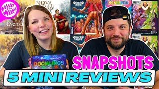 5 Mini Board Game Reviews  Board Game Snapshots [upl. by Gnilrits57]