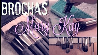 Como Lavo Desinfecto amp Cuido mis Brochas Mary Kay [upl. by Airret455]