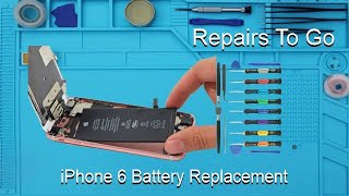 iPhone 6s Battery Replacement [upl. by Brubaker11]