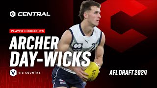 2024 AFL Draft  Archer Day Wicks Player Highlights [upl. by Bradney669]