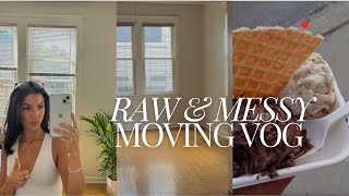 CHICAGO MOVING VLOG Realistic and Overwhelmed [upl. by Eidnam]