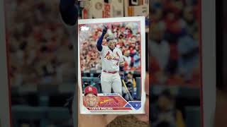 2023 Topps MLB series one 5 card pack rip mlb topps baseballcards [upl. by Tiat]