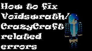 How to Fix VoidswrathCrazyCraft related errors [upl. by Norret]