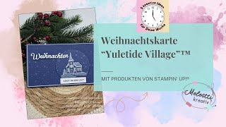 5 um 5  5 kreative Ideen für Deine Woche  Weihnachtskarte Yuletide Village [upl. by Oralia]