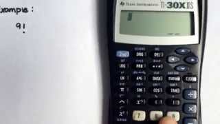 Calculating factorials using the TI30X IIS calculator [upl. by Atteiluj]