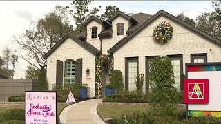 Conroe area masterplanned community ARTAVIA hosting ‘Enchanted Home Tour’ through December 31 [upl. by Ocicnarf]