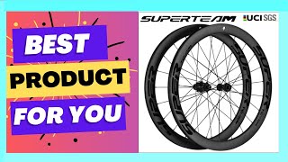 SUPERTEAMCabon Fiber Wheelset 700C Road Disc Brake Wheels 50mm Tubeless [upl. by Placeeda994]