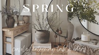 Spring Console Table Ideas  Spring Decorate With Me 2024  Entryway Styling Ideas  New Decor [upl. by Schapira]