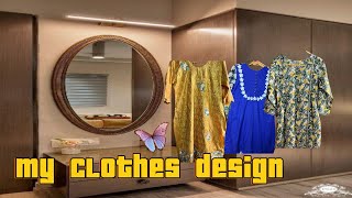 My Clothes Design  Easy Clothes Design  itsHumalife1225 [upl. by Aietal]