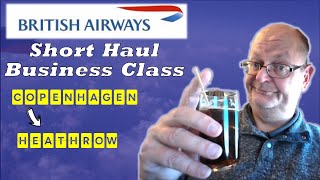 Flight Review  BA Club Europe Copenhagen to London [upl. by Niboc]