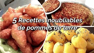 5 Recettes de Pommes de terre Maison inratables [upl. by Greenquist]