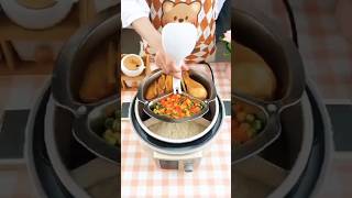 easy chicken and rice in rice cooker recipe 🍗shorts recipe cooking [upl. by Toy]