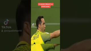 Claudio Bravo vs chile confederaciones 2017  chile vs portugal confederaciones 2017 [upl. by Ancier]