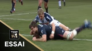 TOP 14  Essai Mathieu DE GIOVANNI SFP  Paris  Agen  J18  Saison 20172018 [upl. by Ahsikad]