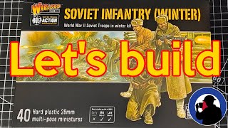 Warlords Winter Soviet Infantry Unboxing Building amp Review [upl. by Repooc]