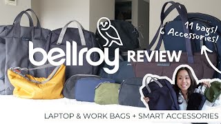 BELLROY REVIEW  10 Laptop amp Work Bags  Backpacks 6 Smart Tech amp Travel Accessories [upl. by Syla132]