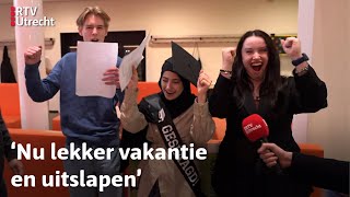 Kan de vlag uit voor Utrechtse examenleerlingen  RTV Utrecht [upl. by Isleana]