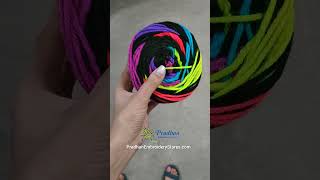 Merry Go Round Long color change cake Yarn Ganga Acrowools Pradhan stores [upl. by Arreik]