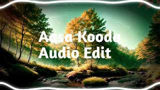 Aasa Kooda Slowed x Reverb Audio Edit 2024 [upl. by Ajet338]