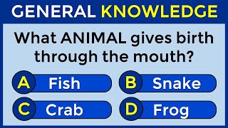 How Good Is Your General Knowledge Take This 50question Quiz To Find Out challenge 15 [upl. by Aihsakal]